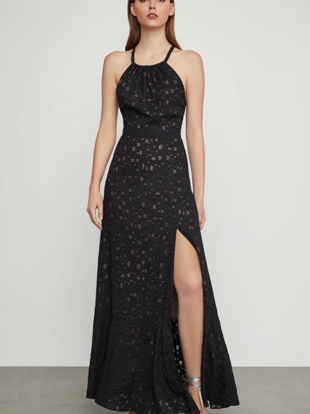 BCBGMaxAzria Strappy Maxi Slip Dress